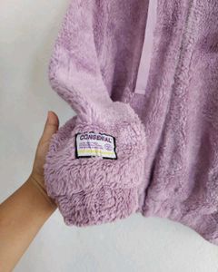 Lavender Fuzzy Hoodie
