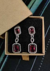 Elegant Ruby Earrings