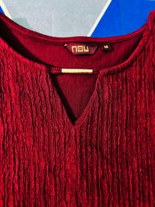 Chic Burgundy Top