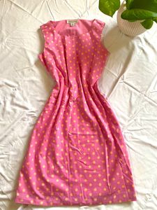 Pink Polka Dot Dress