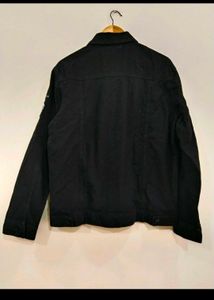Highlander Men Black Denim Jacket Size L