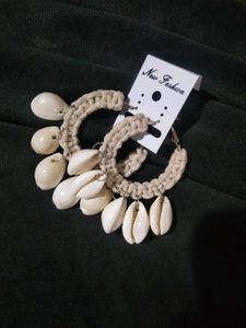 Shell Hoop Earrings