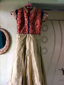 Elegant Embroidered Ethnic Dress