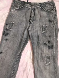 Y2k Jeans Butterfly