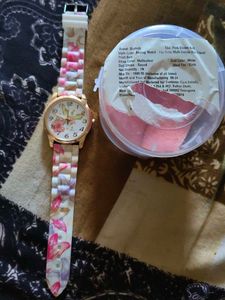 Floral Print Watch