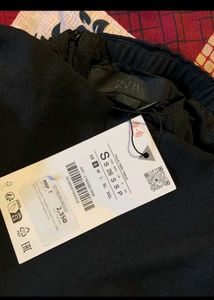 Black Ruched Strapless Top