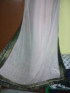 Dimond Work Saree New, Pink