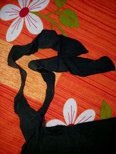 Women&#39;s Turtle Neck Black Party Wear Top