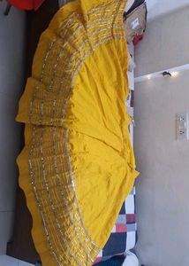 Yellow Ethnic Skirt