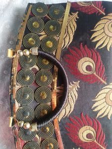 Black Embroidered Bag