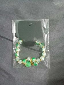 Green Beaded Bracelet