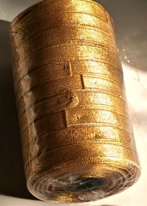 Gold Glitter Ribbon Spool