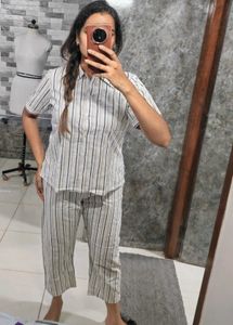 Striped Pajama Set