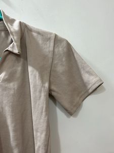 Beige Ribbed Crop Top | New, Unused