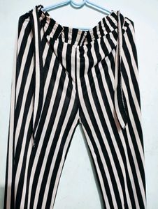 Striped Casual Plazzo