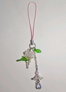 ₊˚⊹౨ cute lotus phone charm / keychain ৎ ₊˚⊹