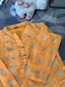 Orange Kurta