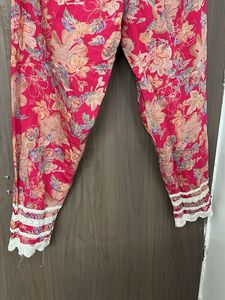 heavy Floral Print  3 pcs suit for M &amp;