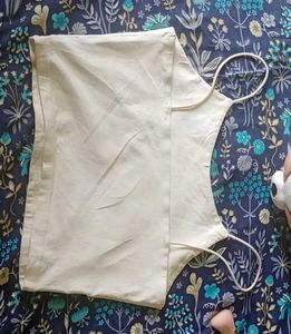 Urbanic White Crop Strappy Top