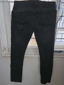 Dark Gray Denim Jeans