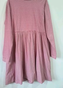 Striped Long Sleeve Dress