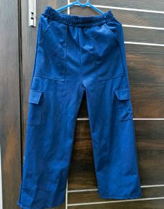 Blue Cargo Pants