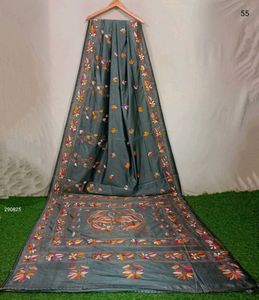 Kantha Stitched Saree With Blouse Piece