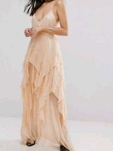 Designer Fairy Core 🧚🏻‍♂️dress Peach