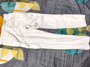 White Cargo Pants