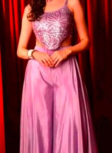 Embroidery Dress Crop Top Palazzo And Dupatta