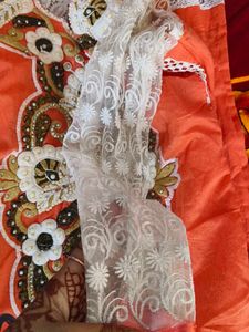 Beautiful Worked Orange Kurti