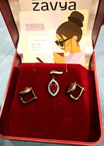 92.5 Zavya Pendant Set