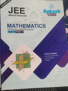 Mathematics Whole Set Aakash + Byjus For Jee Prep