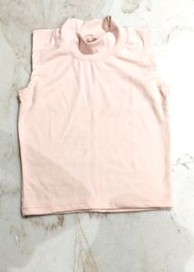 High Neck Crop Top
