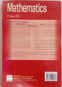 Mathematics Textbook - Class IX