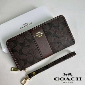 COACH ZIPPER WALLET WITH BOX 10AA QUALITY