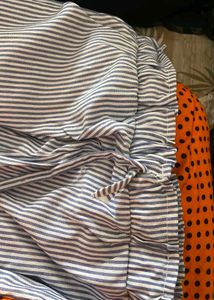 Striped Wide Leg Pants