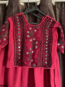 Red Lehnga Blouse