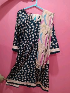 suit with dupatta and plazzo