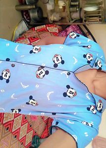 Micki Mouse Design Night Dress