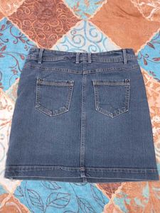 Denim Mini Skirt