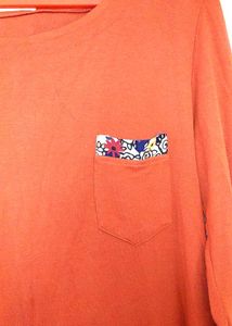 Floral Accent Tunic Top