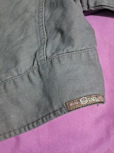 Olive Green Denim Jacket From Original Start Jeans