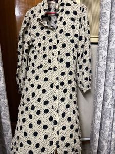 Mango Polka Dot Shirt Dress