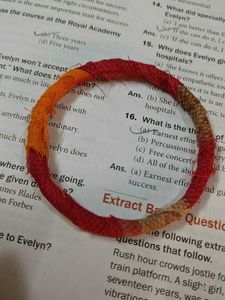 Hand Made Red Bangle