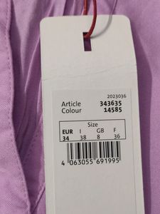 Street One V-Split Neck Viscose Blouse, Pink