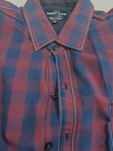 Reboot Jeans Plaid Button-Up Shirt