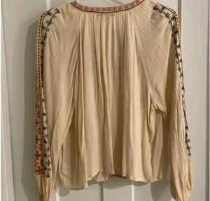American Eagle Embroidered Blouse
