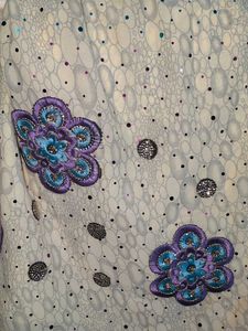 New Embroidered Floral Saree