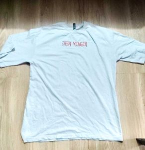 Drop shoulder anime tee